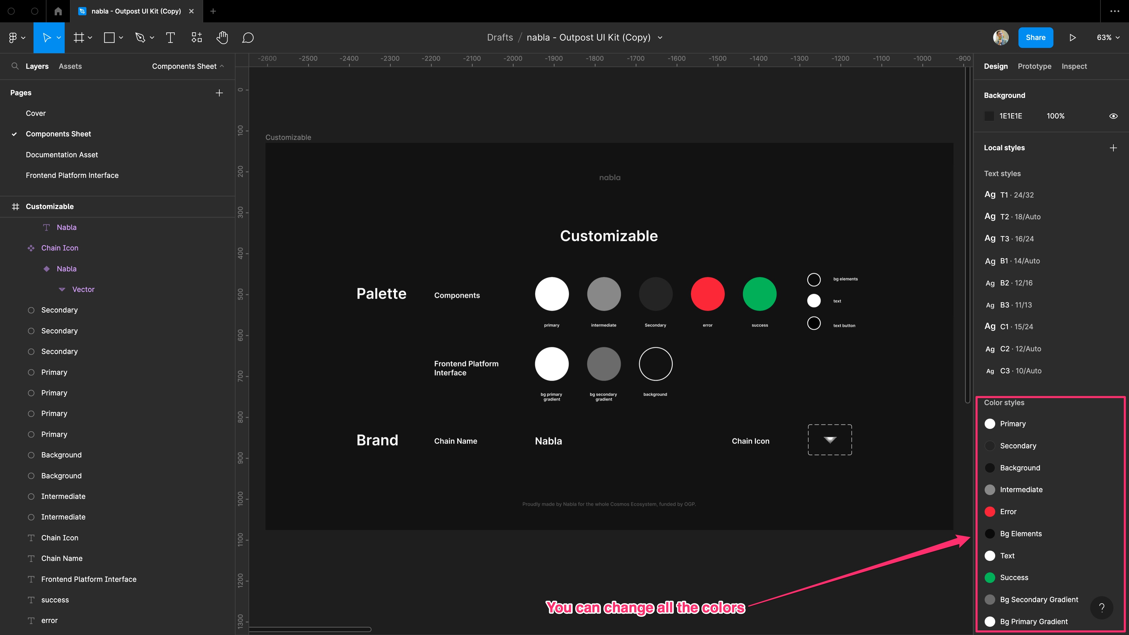 change all the colours Change all the colours image